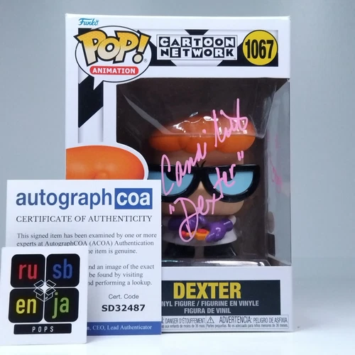 Funko Pop! Animation Dexter's Laboratory Signed Candi Milo COA #1067