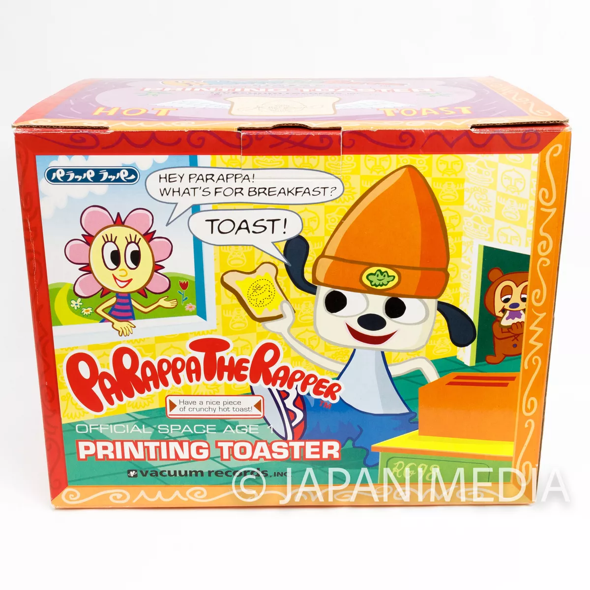 RARE! Parappa The Rapper Space Age Printing Toaster JAPAN ANIME GAME