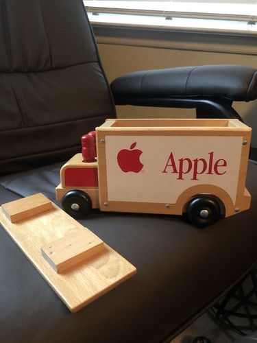 Rare Vintage Apple Logo Toy Truck - Exclusive Employee Item - Apple's Early Days - Picture 1 of 6