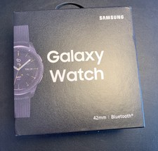 Samsung Galaxy Watch 42 mm - Midnight Black (SM-R810NZKADBT) online kaufen  | eBay