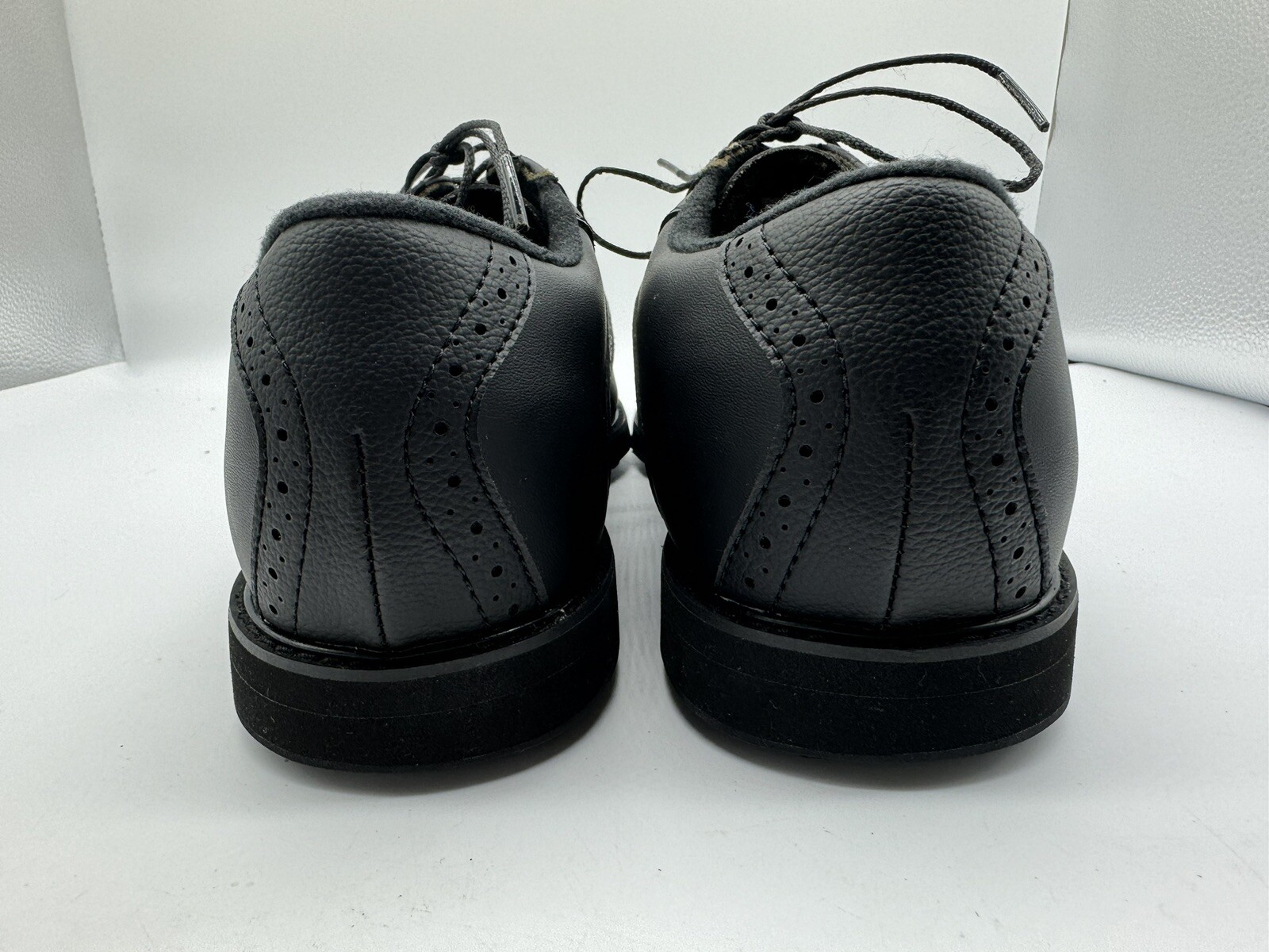 Men's Dexter Golf Shoes Wedgewood GF9511 Cleats Black Leather Size 11M