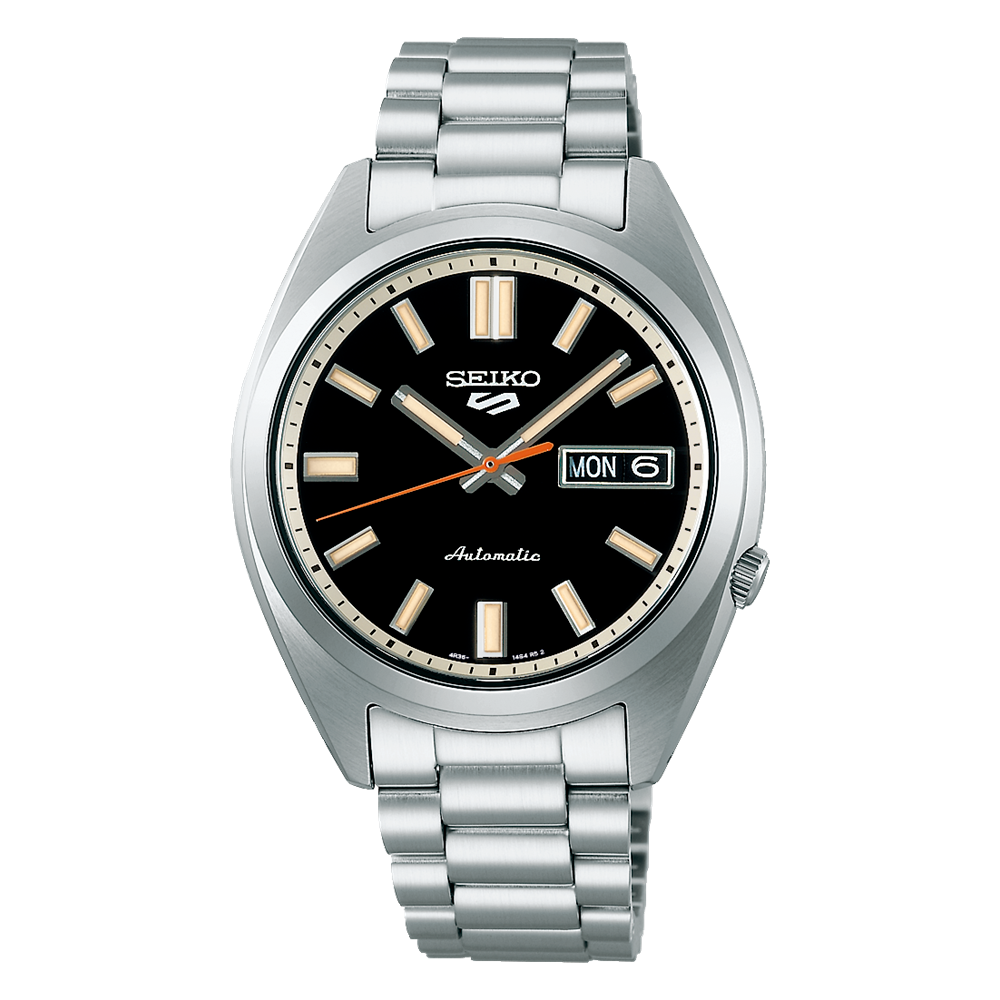 Seiko Men's 5 Sports Automatic SNXS Series Classic Black Dial