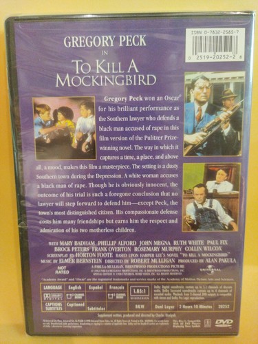 To Kill a Mockingbird, Widescreen Collector's Edition DVD, New and sealed - Picture 2 of 3