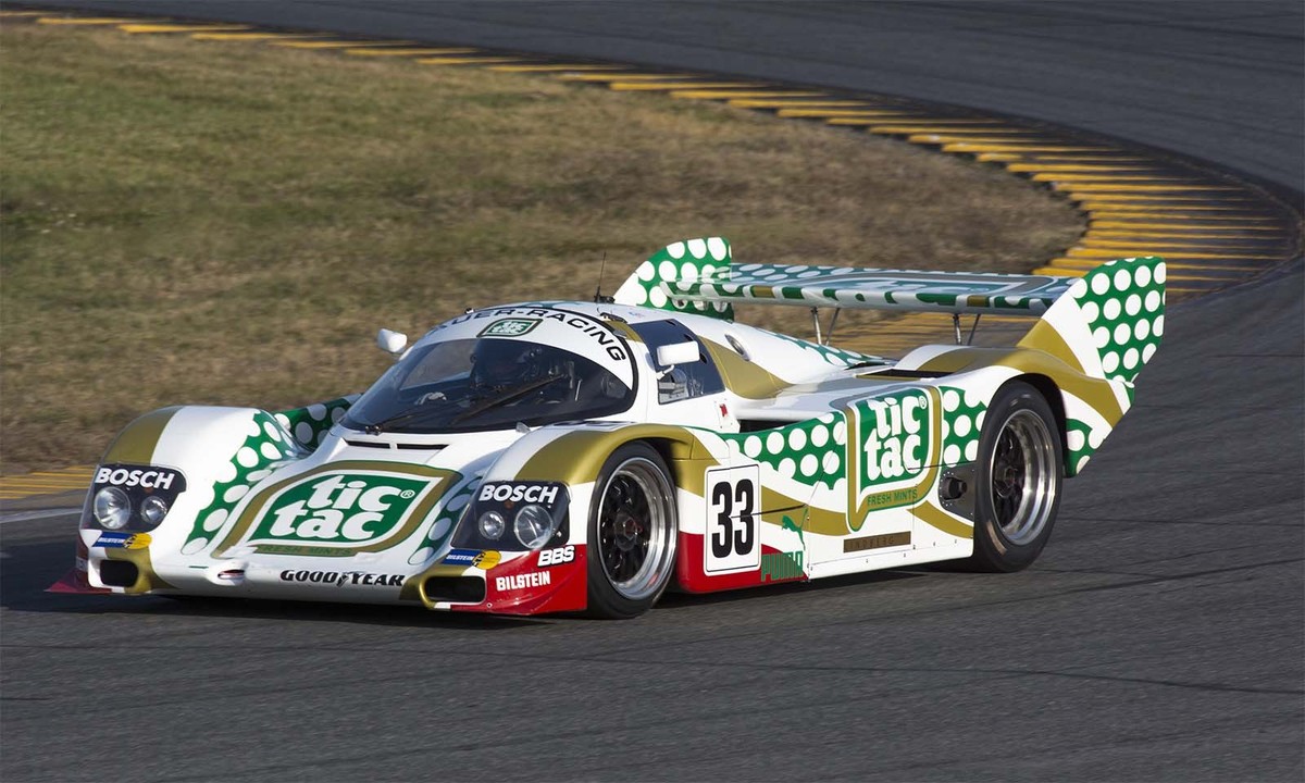 ツッチー 1988 Porsche 962C Tic Tac GTP Can-Am IMSA Vintage Classic Race Car
