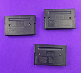 sega genesis  ROGER CLEMEN'S MVP BASEBALL, POWER RANGERS, PRO CHALLENGE GOLF  bz