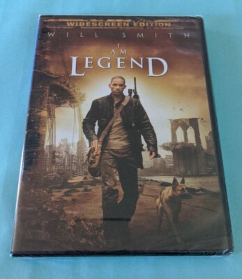 I Am Legend (DVD, 2008, Widescreen Edition) Starring Will Smith. 