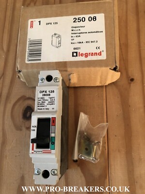 LEGRAND DPX125 LEXIC 1 POLIGER TRENNSCHALTER 16KA 25008 MCCB 
