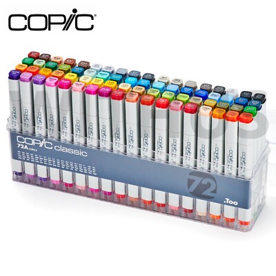 Copic Twin Marker 72 Piece Twin Classic Set A - Artist Markers