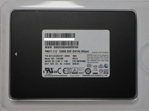 Samsung PM871 128GB 2.5 Zoll SATA-III 6 Gb/s intere SSD 2,5 Zoll  * Händler *