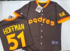 30504 Cooperstown Collection SAN DIEGO PADRES Vintage THROWBACK Jersey BROWN New