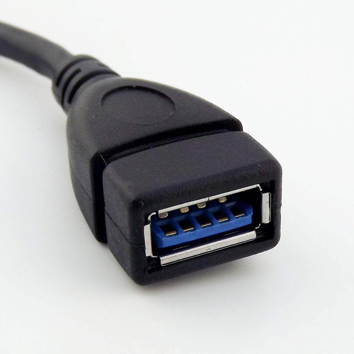 Adaptateur USB-C Vers USB 3.0 Femelle à 90° - OTG, 10 Gbit/s - Pour Téléphone, Ordinateur Portable, Disque Dur
