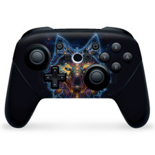 Nintendo Switch Pro Controller Skin Decal Vinyl Wrap - Wolf Dreamcatcher Color