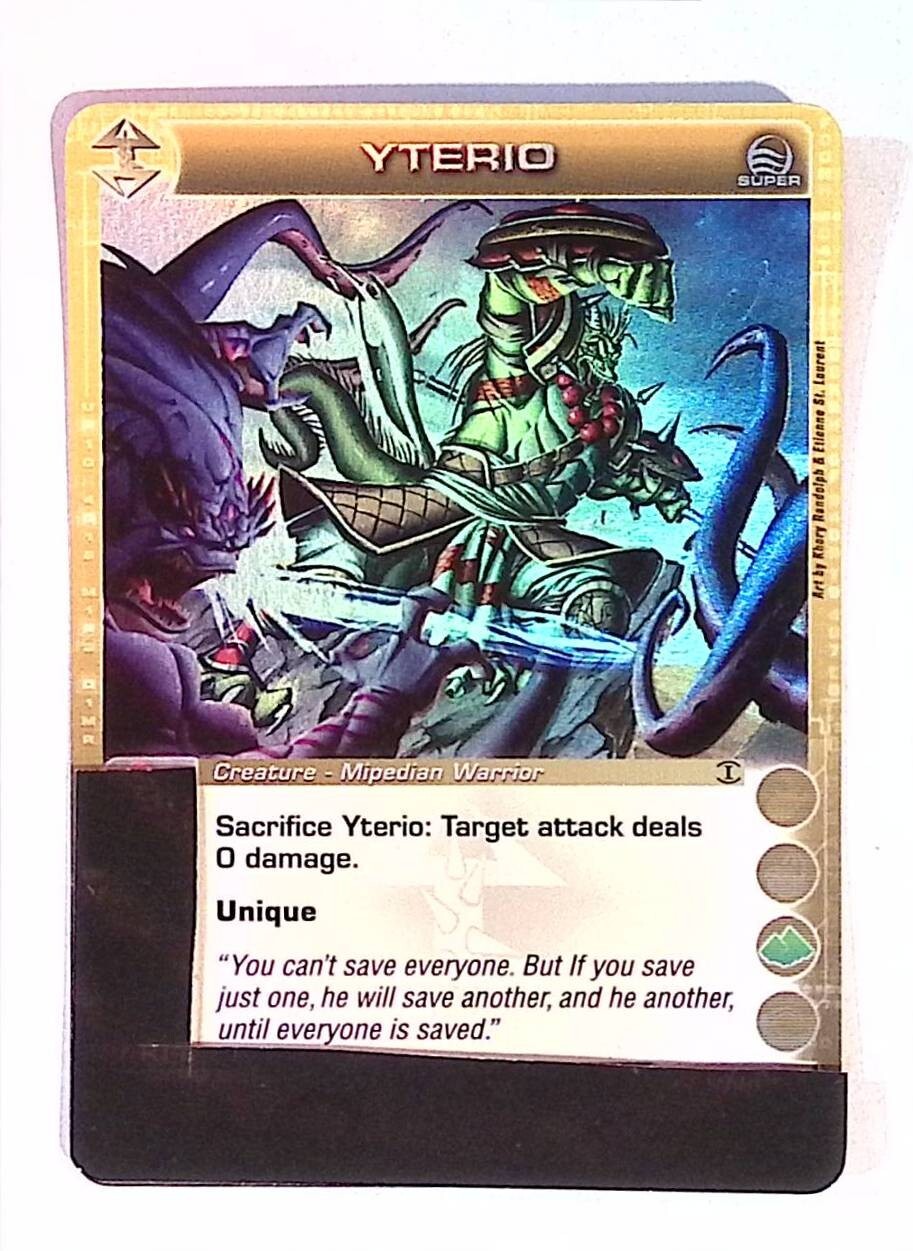 Chaotic Card Yterio Random Stats TCG CCG eBay