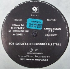 BOB SLEIGH AND THE CHRISTMAS ALLSTARS Fairy On The Xmas Tree SCARCE PUB ROCK 7"