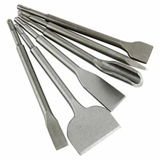 6pcs SDS Plus Rotary Hammer Bits Concrete Drill Chisels Tile Chisel Concrete Set