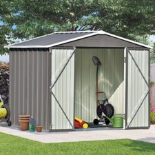 5x3ft/6x4ft/8x6ft Outdoor Shed Metal Storage ...