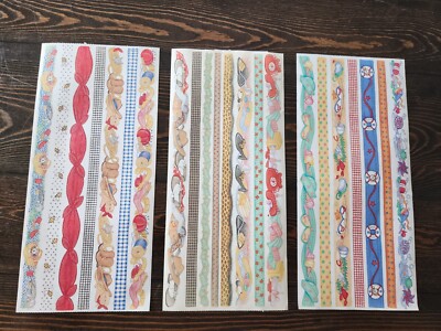 The Dimple Street Gang Stickers Summer Country Retired 2001 RARE New LOT of 3 #9