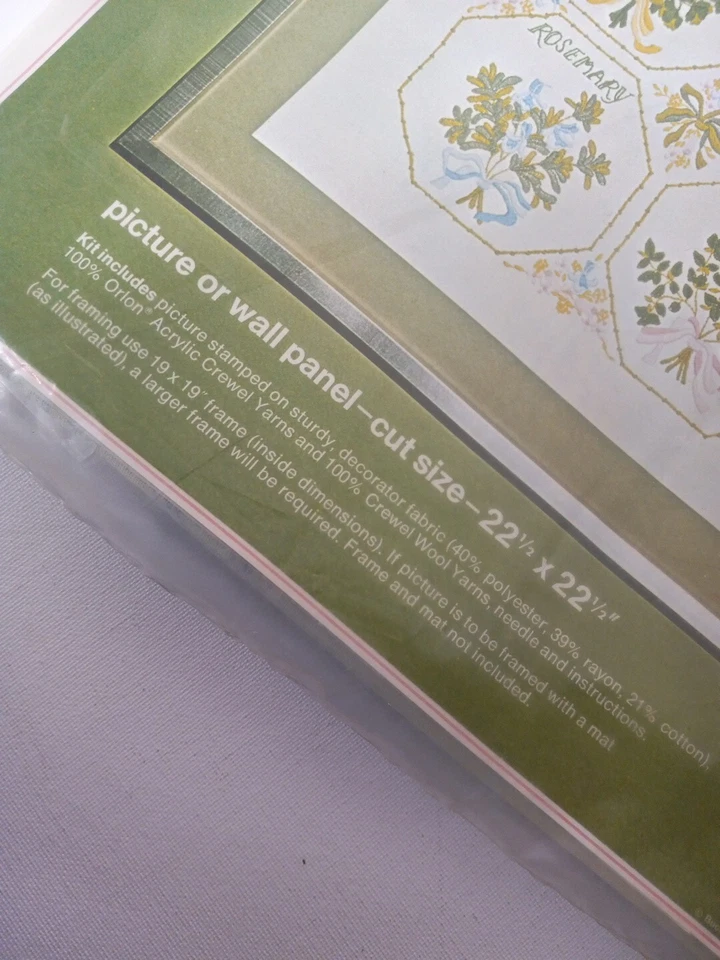 Hierbas Bucilla Creative Needlecraft de colección "Mezcla sabrosa" 22,5" x 22,5" Foto 4 de 4