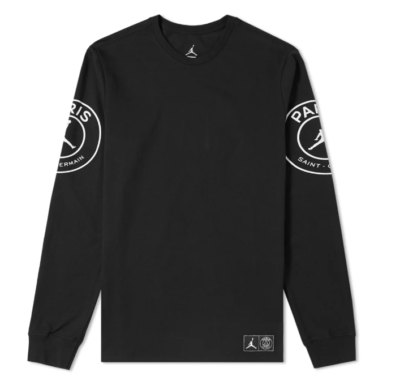 PSG Jordan 長袖シャツ Mサイズ 新品タグ付き Nike Jordan Paris Saint-Germain PSG Long Sleeve T-Shirt Size Large