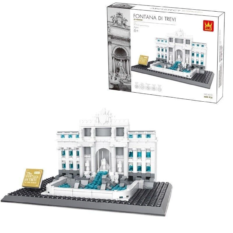 WANGE Chine Wuhan Tour de la Grue Jaune 6214 Blocs de Construction Jouets Set