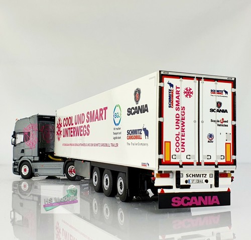 Herpa 071659 WSI Scania R Trucker-Babe Christina Scheib Asphalt Cowboys 1:50 - Imagen 2 de 2