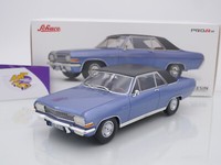 Schuco PRO.R18 00534 # Opel Diplomat A Coupe Baujahr 1966 \ Blaumetallic \" 1:18"