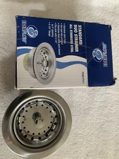 Everflow Standard Duo Strainer All Stainless Steel #7511 Fits 3.5”-4” W/ 4.5 Fla
