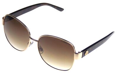 Liz Claiborne Sunglasses Black Gold UV Protection 60-15-127  display picture 1