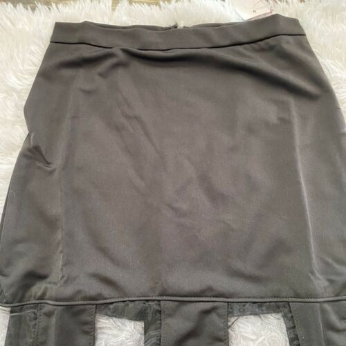 Namenloser Fischernetz Netz Midi Rock Damen halbtransparent unter dem Knie schwarz Medium - Bild 4 von 13