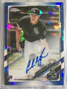 2021 Topps Chrome Sapphire Andrew Vaughn Auto RC Autograph White Sox SP