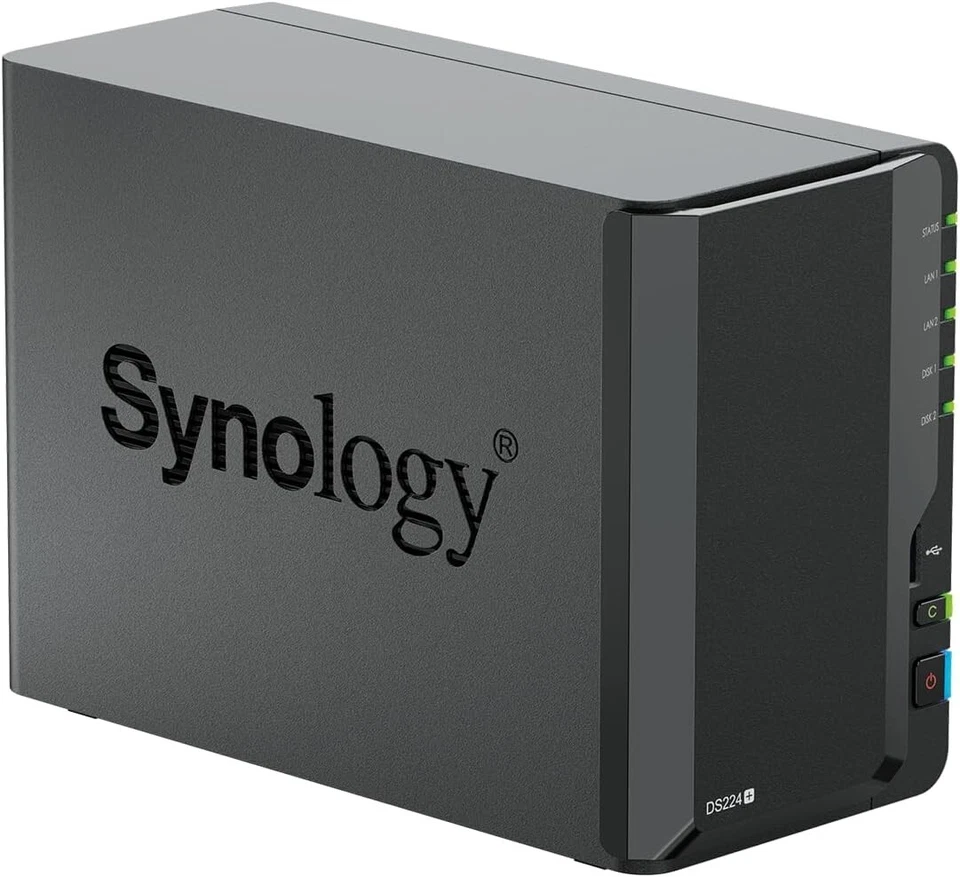 Synology DiskStation DS224+ NAS Server Desktop Archiviazione 2 Vani Gigabit LAN - Immagine 4 di 4