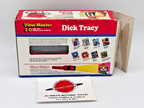 1990 Dick Tracy View Master 3D Gift Set Complete w/ Box Vintage - Picture 4 of 4