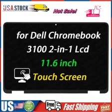 11.6" NV116WHM-T11 for Dell Chromebook 11 3100 LCD Touch Screen w Bezel Assembly
