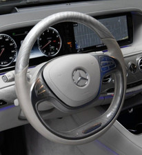 Mercedes/Maybach OEM W222 S-Klasse 2014-16 Metallisiertes Eschenholz Lenkrad Neu