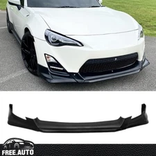 Fits 13-16 Scion FR-S FRS Front Bumper Lip RS Style PU Unpainted Black