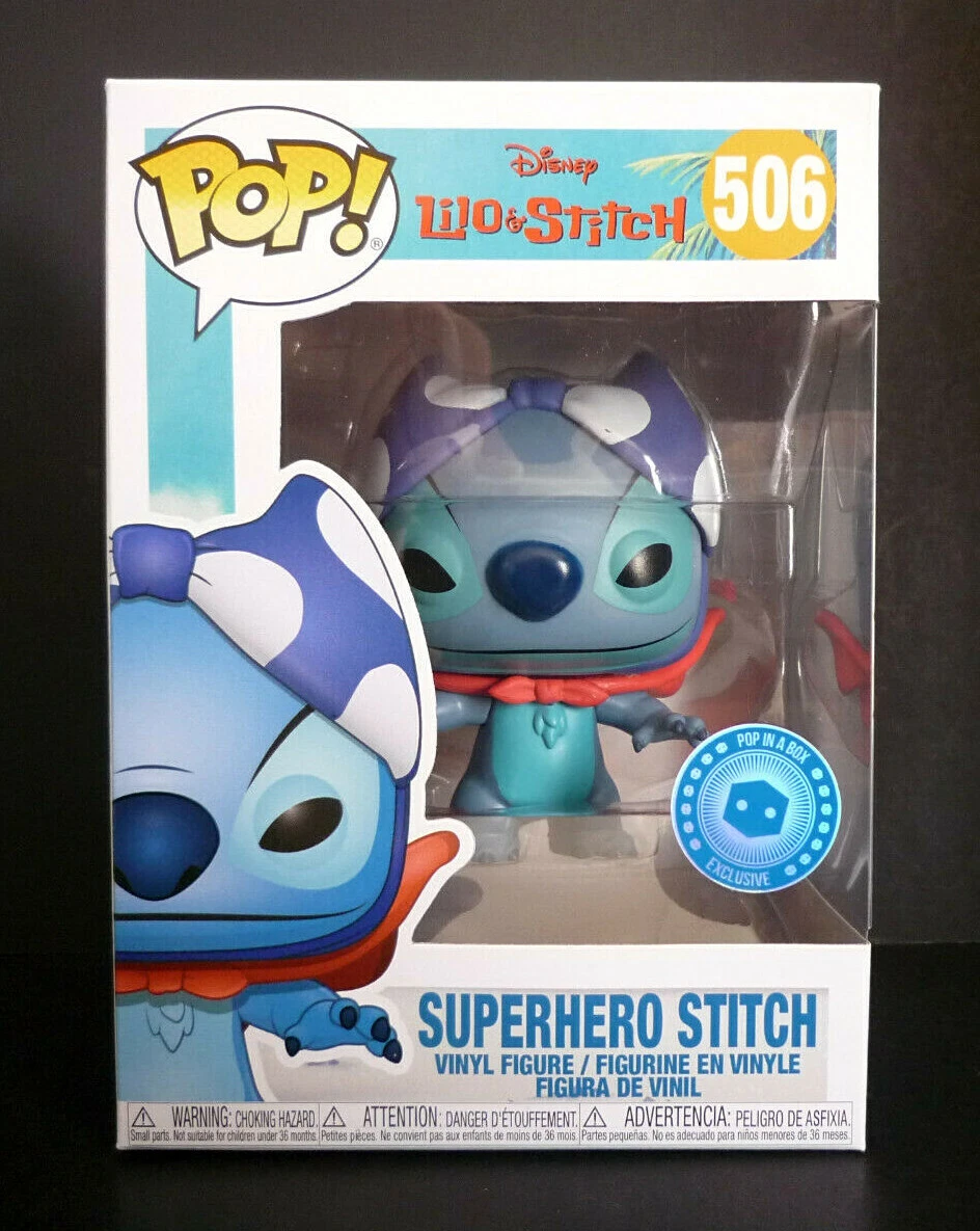 Funko Pop! Disney Lilo & Stitch Superhero Stitch #506 Pop In A Box