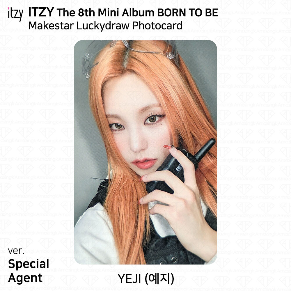 ITZY 8th Mini Album Born To Be Makestar Luckydraw Photocard Unit