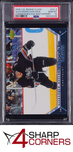 2005 UPPER DECK COMMEMORATIVE BOXTOPPER #CC-2 ALEXANDER OVECHKIN RC PSA 10