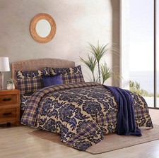 4 Piece Printed Duvet Quilt Cover Luxury Bedding Set Single Double King Sizes