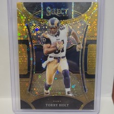 2023 Panini Select Prizm Suite Level Torry Holt GOLD DISCO 09/10 St. Louis Rams