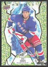 Zac Jones 2021-22 Upper Deck Ice Green #106 New York Rangers