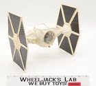 Imperial Tie Fighter WHITE 100% Complete Star Wars 1978 Vintage Kenner Vehicle