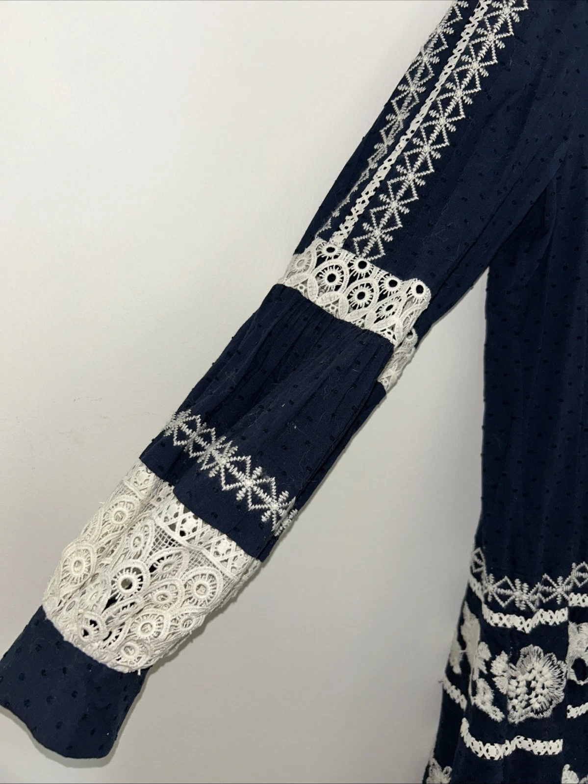 TORY BURCH Abito Tory Betulla Boho Blu Navy Taglia M