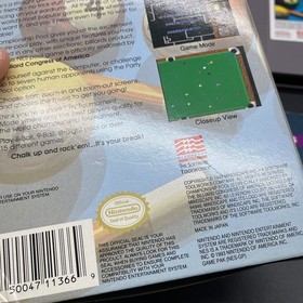 Championship Pool Nintendo NES CIB Complete w/ Poster Manual Sleeve