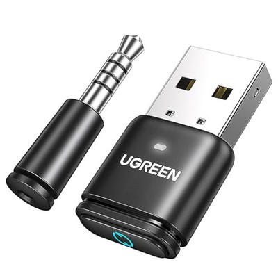 UGREEN USB Bluetooth 5.3 Audio Transmitter aptX HD/LL for PS5 PS4 Switch PC Mac