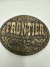 Frontier Hotel Las Vegas Belt Buckle
