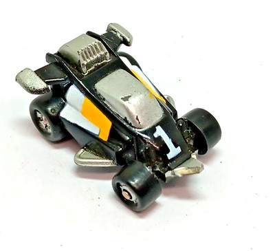 Vintage 1989 Funrise Micro Machines TURBO Formula 1 Racing Car Silver & Black