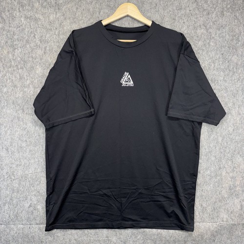 Gracie Jiu Jitsu T-Shirt Rash Guard Men's XL Black Short Sleeve UPF USA Decatur 