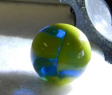 20122m Vintage Marble King Blue Boy Marble .60 Inches Near Mint