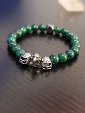 Philadelphia Eagles Inspired Stretch Beaded Bracelet